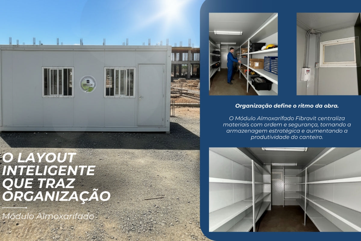 Organização que gera produtividade: como o módulo almoxarifado transforma a gestão do canteiro de obras