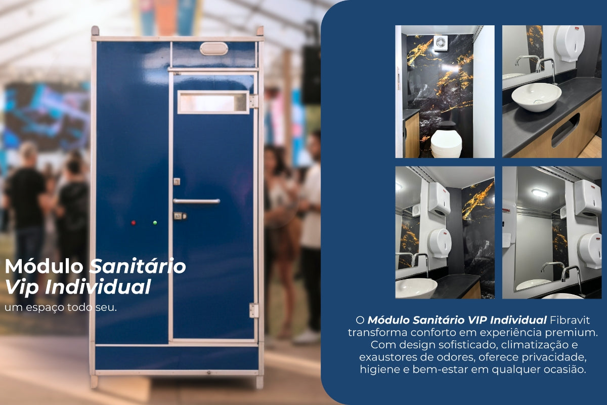 Design e engenharia por trás do Módulo Sanitário VIP: quando eficiência encontra estética