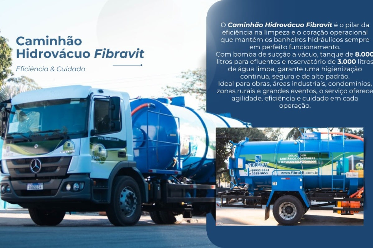Sustentabilidade em ação: o caminhão hidrovácuo e o descarte responsável de efluentes