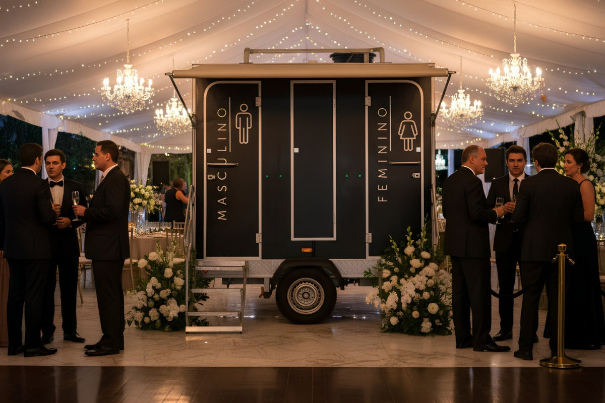 Por que o RT07 é o banheiro ideal para eventos de alto padrão