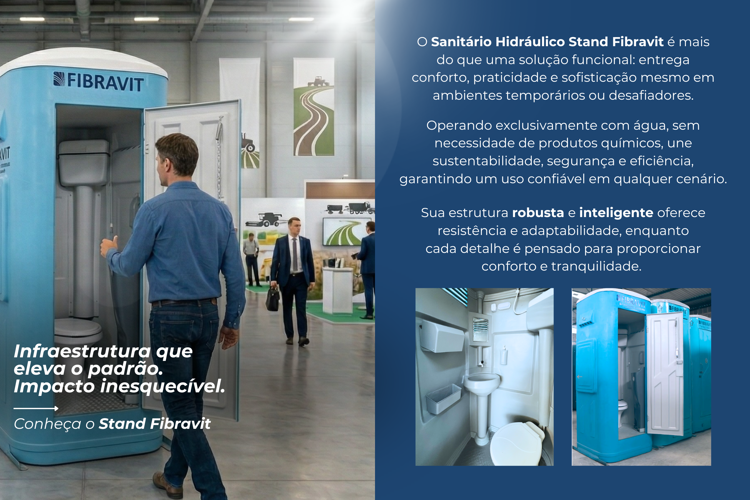 Sanitário hidráulico Stand: mais higiene, conforto e eficiência no canteiro de obras