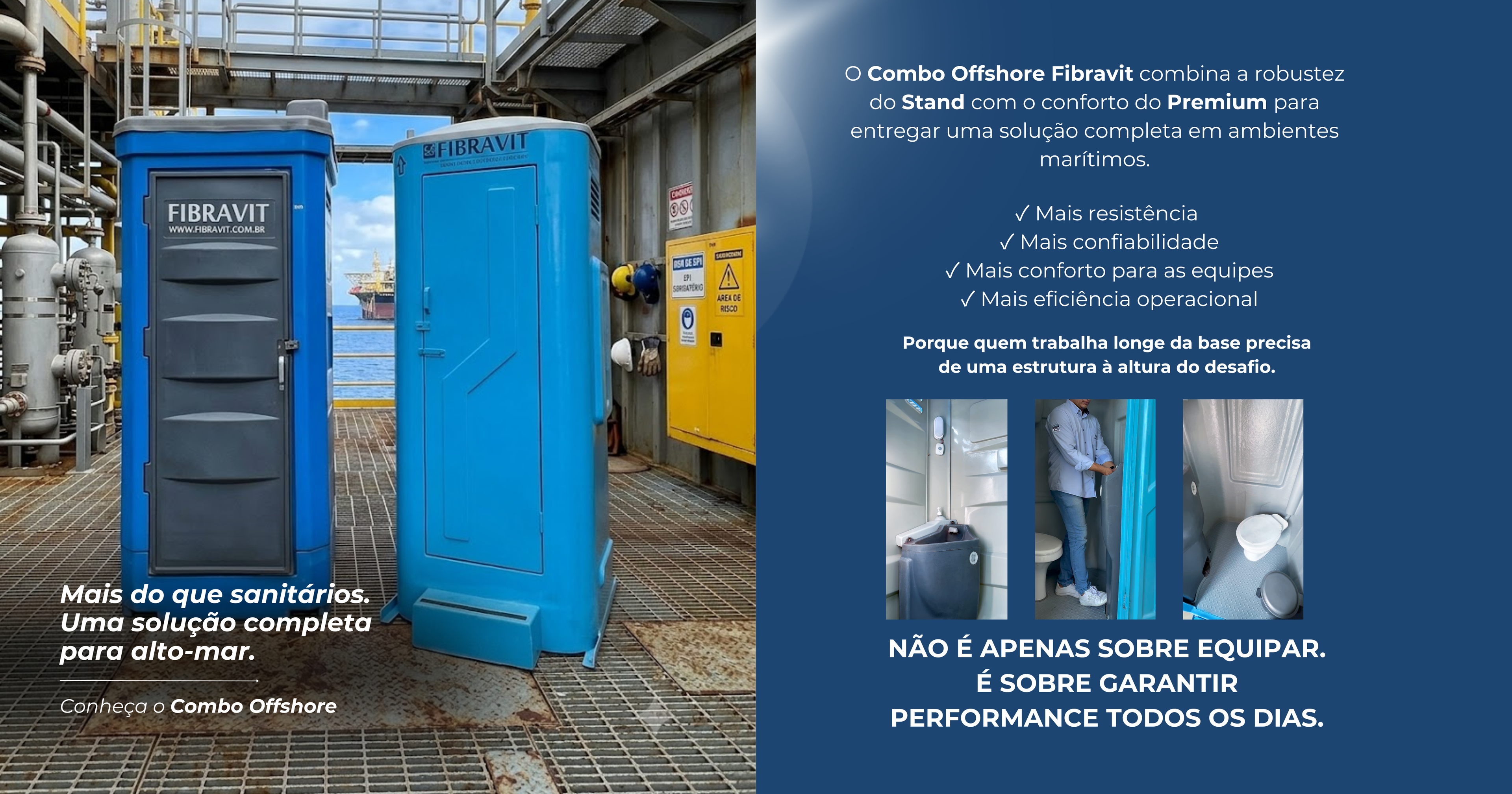 Sanitários para plataformas offshore: o que considerar ao escolher uma solução para operações em alto-mar
