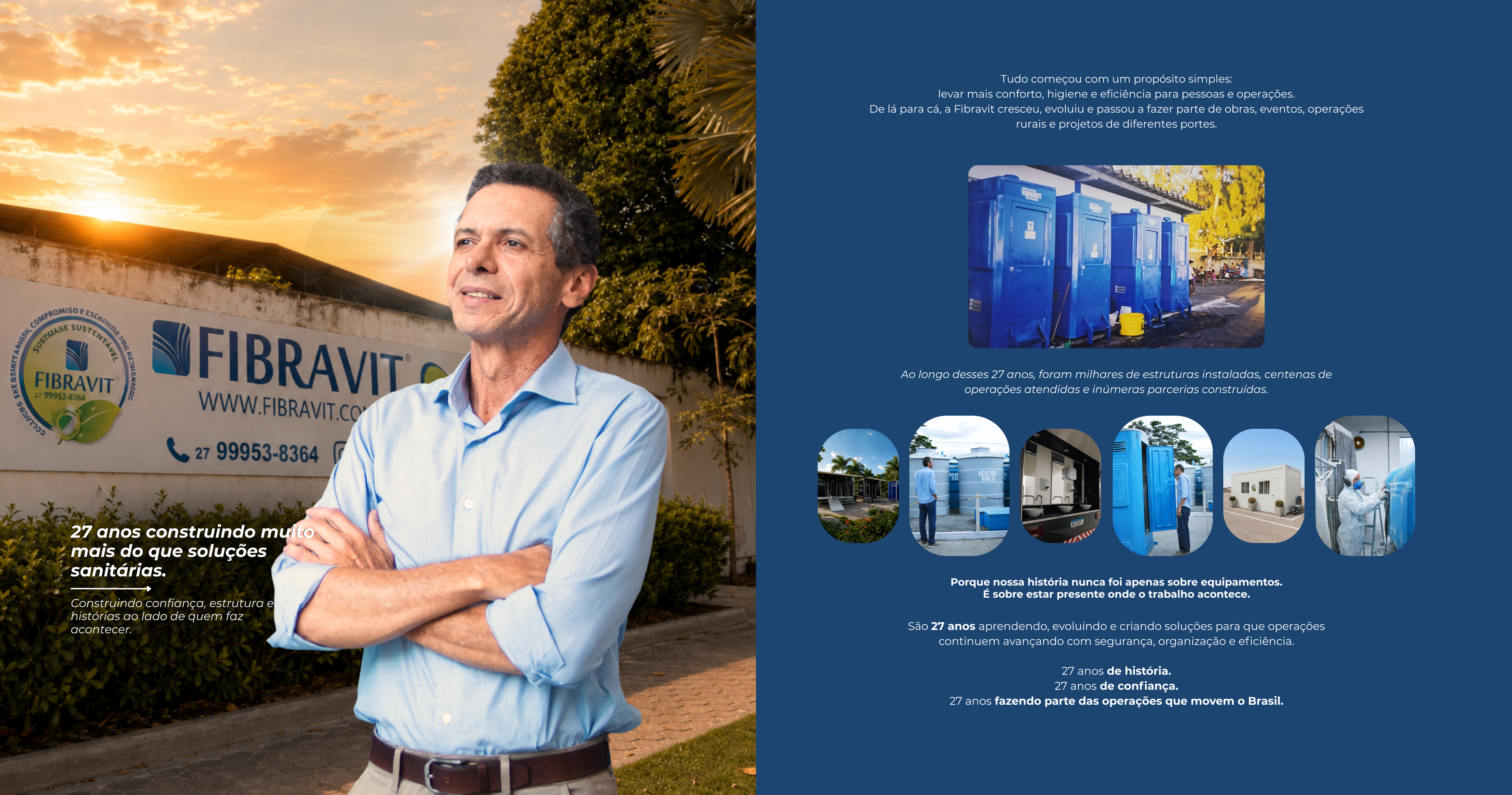 Fibravit: 27 anos de experiência em soluções sanitárias, containers e infraestrutura para operações