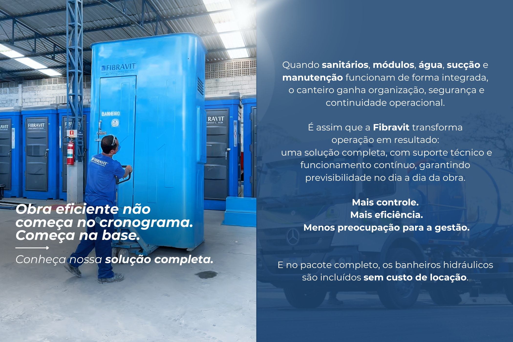 Solução completa para obras: mais controle, eficiência e continuidade no canteiro