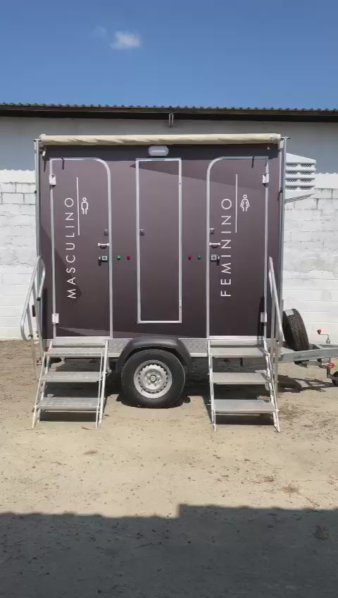 Trailer Sanitário duplo (Aluguel)